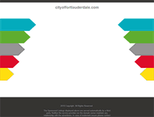 Tablet Screenshot of cityoffortlauderdale.com